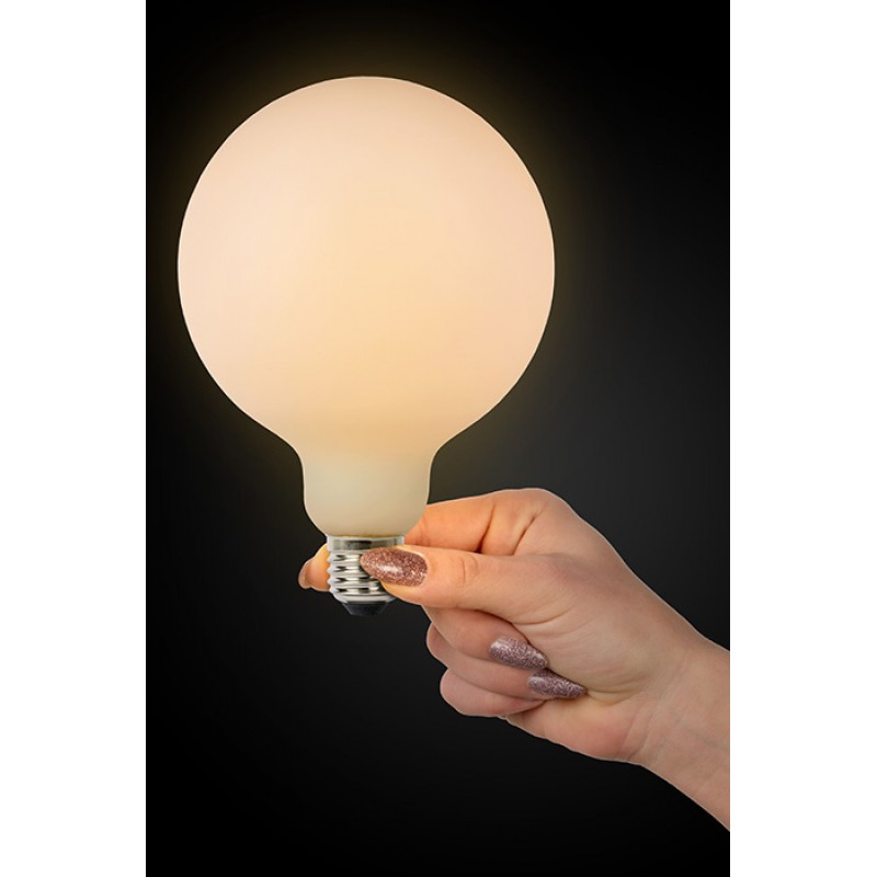 Лампа світлодіодна Lucide 49067/08/61 Step dim bulb, G125 8W 2700K E27 Dimmable, 360°
