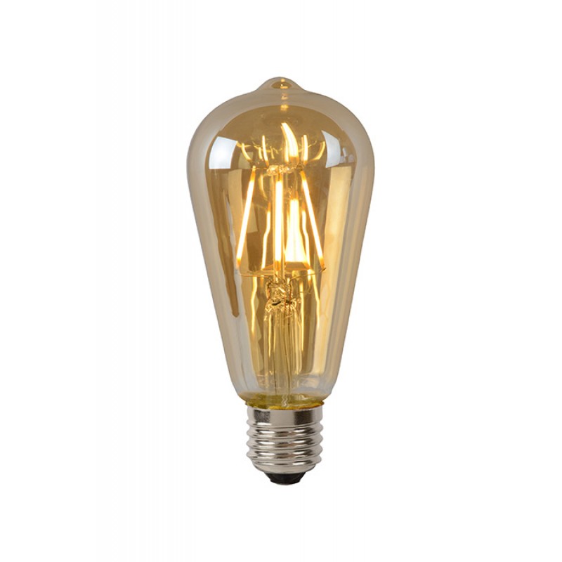 Светодиодная лампа Lucide 49068/05/62 Led bulb, ST64 5W 2700K E27 Dimmable, 360°