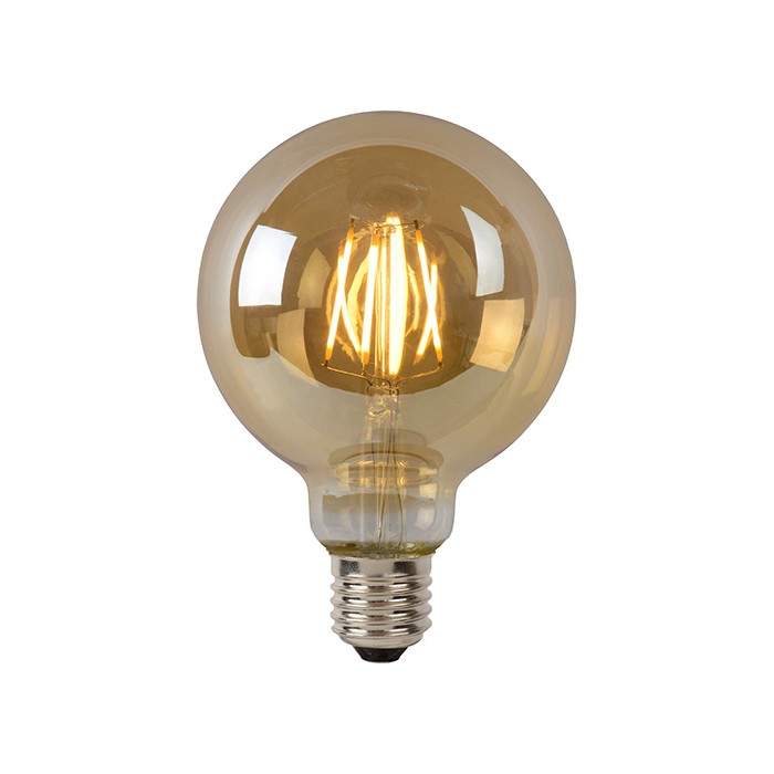 Лампа світлодіодна Lucide 49069/05/62 Led bulb, G95 5W 2700K E27 Dimmable, 360°