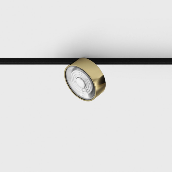 Світильник LTX IN_LINE SOL MINI, D75mm, H26mm, LED 6.3W, 3000К, латунь/чорний (06.7526.7.930.BR/BK)