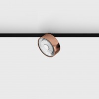 Светильник LTX IN_LINE SOL MINI, D75mm, H26mm, LED 6.3W, 4000К, медь/черный (06.7526.7.940.CP/BK)