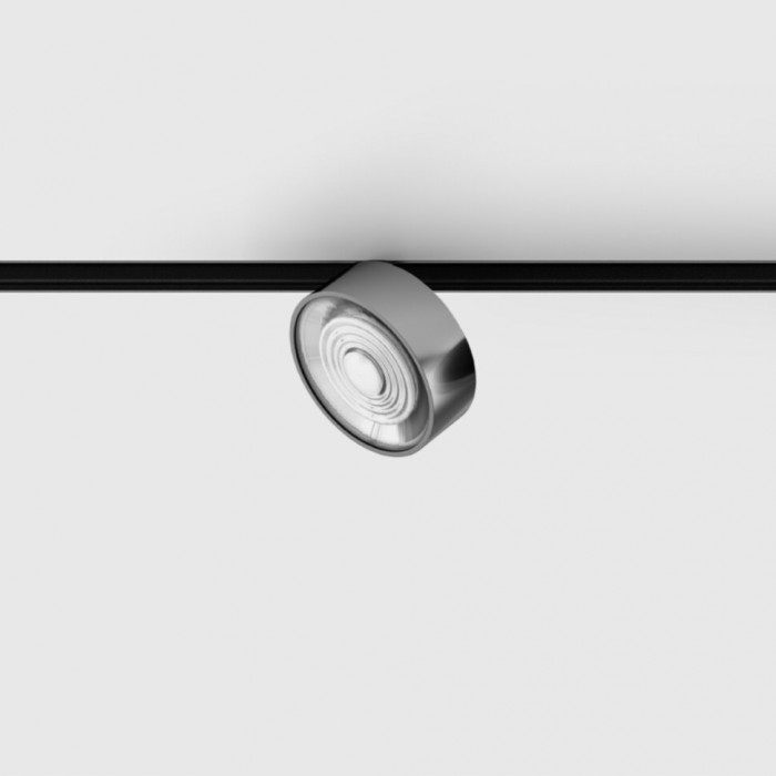 Світильник LTX IN_LINE SOL MINI, D75mm, H26mm, LED 6.3W, 3000К, хром/чорний (06.7526.7.930.CR/BK)