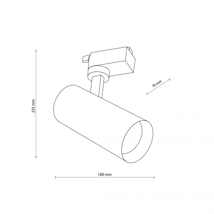 Трековий світильник TK Lighting 18180, 20 Вт, 1600 лм, 2700К/4000К/6000К