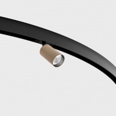 Світильник прожекторного типу LTX IN_RING TUB M A 90, D52mm, H90mm, LED 10.8W, 4000К, sahara beige/чорний (09.0591.13.940.SB/BK)