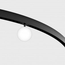 Світильник опаловий LTX IN_RING SFERA, D100mm, LED 5W, 3000К, чорний (09.1001.5.930.BK)