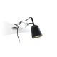 Настольная лампа Faro 51133 STUDIO Black and cream clip lamp