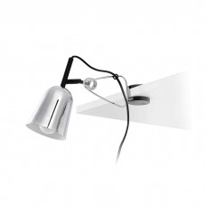 Настольная лампа Faro 51134 STUDIO Chrome and white clip lamp