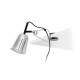 Настольная лампа Faro 51134 STUDIO Chrome and white clip lamp