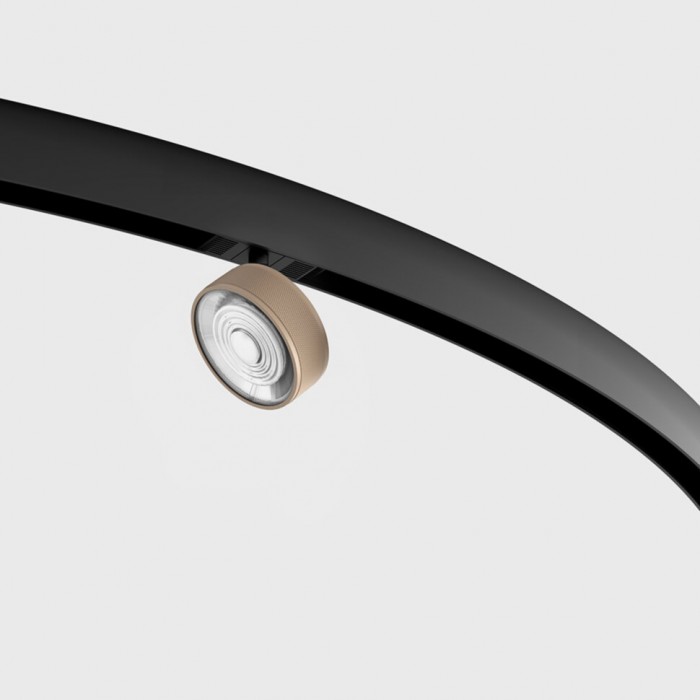 Светильник LTX IN_RING SOL MINI, D75mm, H26mm, LED 6.3W, 4000К, sahara beige/черный (09.7526.7.940.SBG/BK)