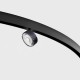 Світильник LTX IN_RING SOL MINI, D75mm, H26mm, LED 6.3W, 3000К, diamond black/чорний (09.7526.7.930.DBG/BK)