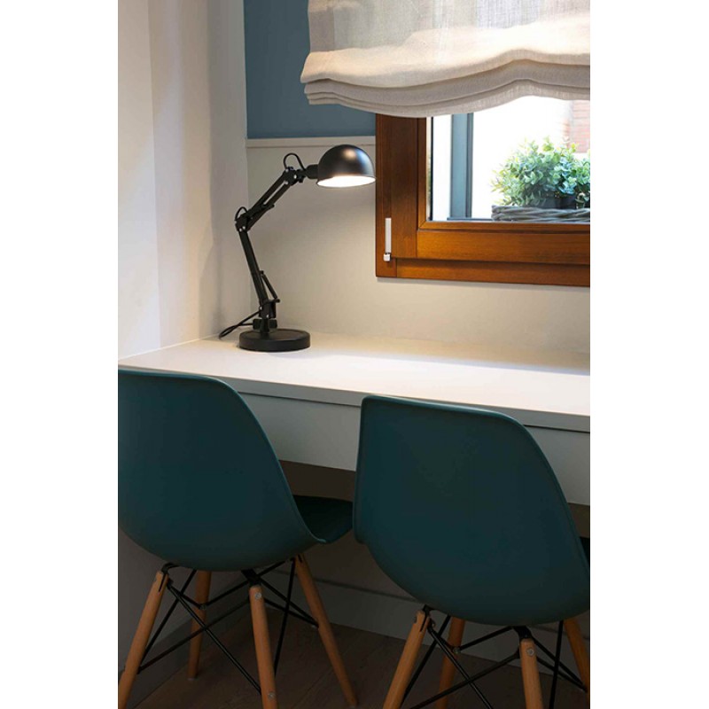 Настольная лампа Faro 51909 BAOBAB Black office reading lamp