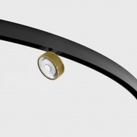 Світильник LTX IN_RING SOL MINI, D75mm, H26mm, LED 7W, 4000К, латунь/чорний (09.7526.7.940.BRG/BK)