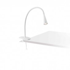 Настольная лампа Faro 52059 LENA White clip lamp, 3 Вт, 300 лм, 4000K