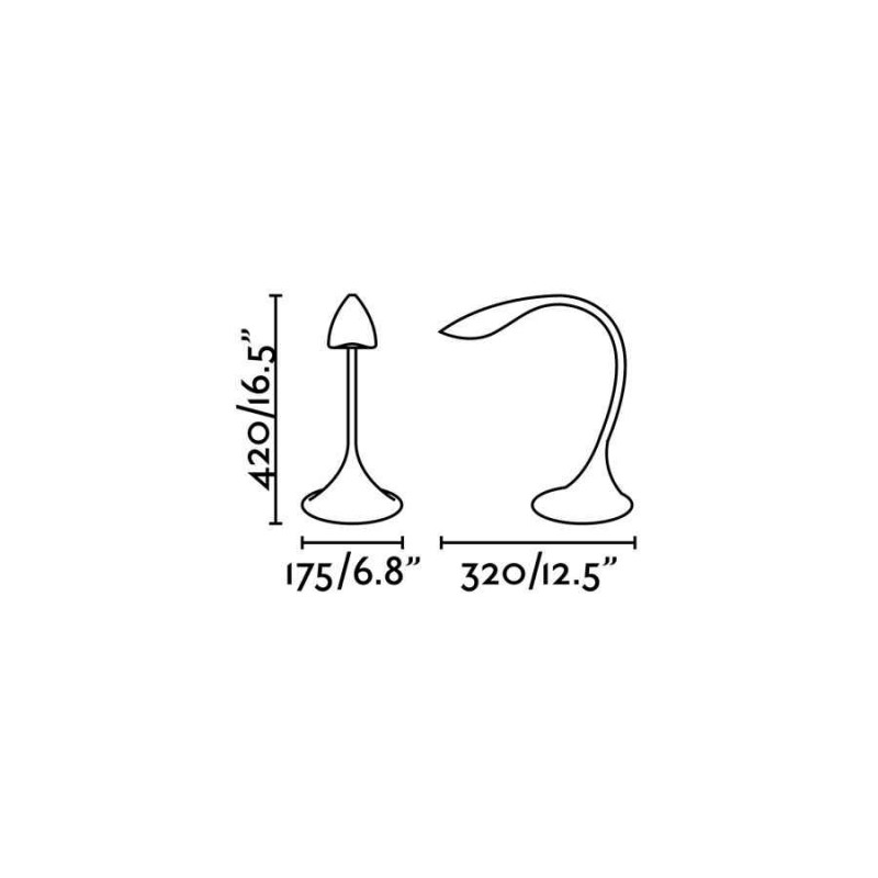 Настольная лампа Faro 52064 OTTO Black reading lamp, 6 Вт, 500 лм, 4000K