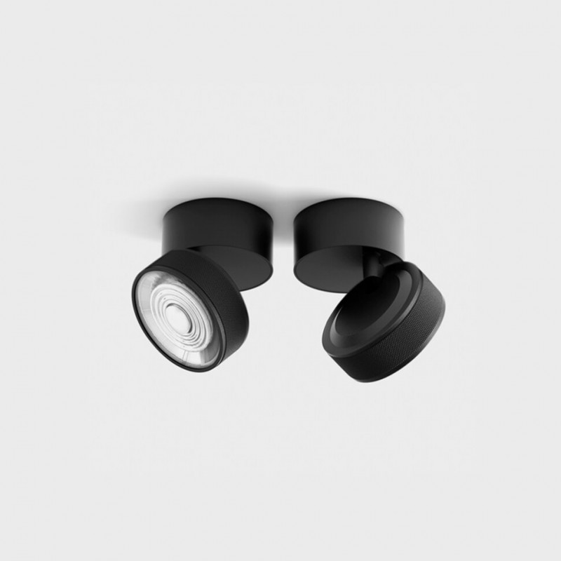 Точечный светильник LTX 02.7526.7.930.BK + SOL M RING GRAIN BLACK Sol Surf Mini