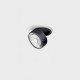 Потолочный светильник встраиваемый LTX SOL IN MINI, D75mm, H26mm, LED 7W, 3000K, черный/diamond black (01.7526.7.930.BK/DBG)