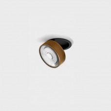 Потолочный светильник встраиваемый LTX SOL IN MINI, D75mm, H26mm, LED 7W, 3000K, черный/coffee (01.7526.7.930.BK/CFG)