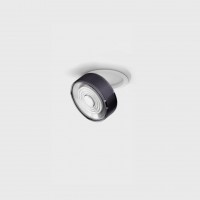 Точковий світильник LTX 01.7526.7.930.WH + SOL M RING GRAIN DIAMOND BLACK Sol In Mini, 7 Вт, 624 лм, 3000K