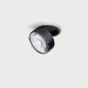 Потолочный светильник LTX SOL IN, D95mm, H33mm, LED 14W 3000K, черный/diamond black (01.9533.14.930.BK/DBG)