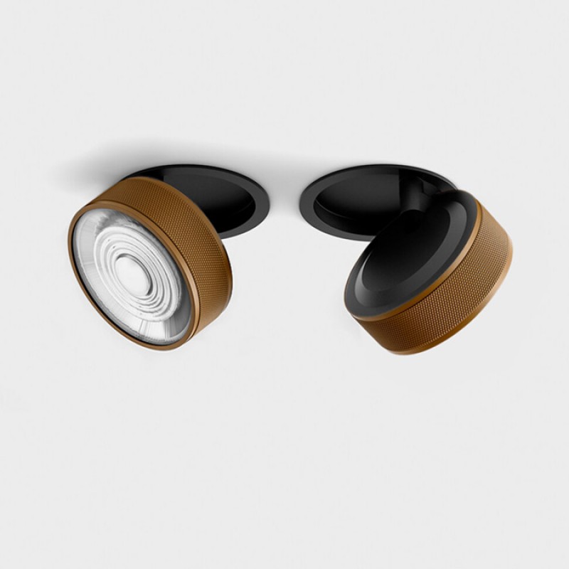 Точечный светильник LTX 01.9533.14.940.BK + SOL RING GRAIN COFFEE Sol In