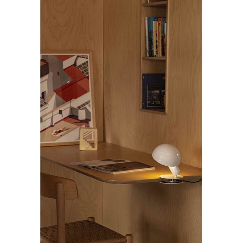 Настольная лампа Faro 56101 Bela CLamp/table Lamp White 1xE27