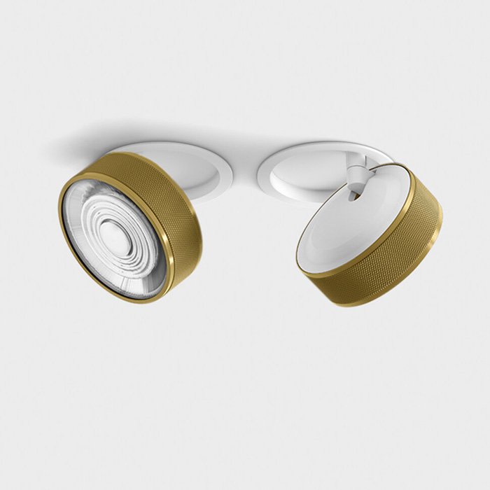 Точковий світильник LTX 01.9533.14.940.WH + SOL RING GRAIN BRASS Sol In