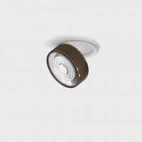 Потолочный светильник встраиваемый LTX SOL IN, D95mm, H33mm, LED 14W 4000K, белый/медь (01.9533.14.940.WH/CPG)