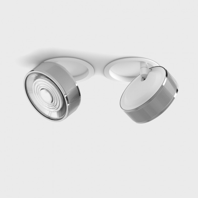 Точечный светильник LTX 01.9533.14.940.WH + SOL RING GRAIN CHROME Sol In
