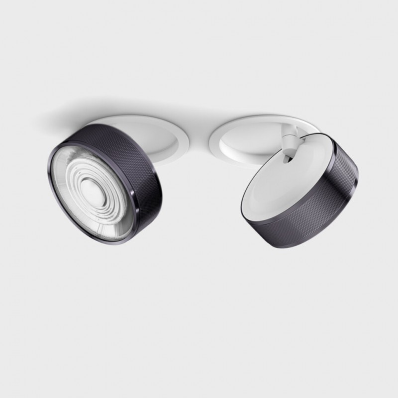 Точечный светильник LTX 01.9533.14.940.WH + SOL RING GRAIN DIAMOND BLACK Sol In