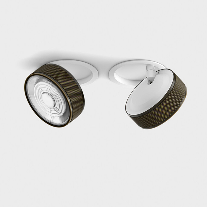 Точковий світильник LTX 01.9533.14.930.WH + SOL RING GRAIN BRONZE Sol In