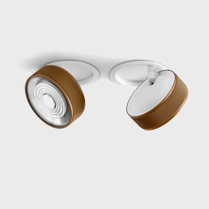 Точковий світильник LTX 01.9533.14.940.WH + SOL RING GRAIN COFFEE Sol In