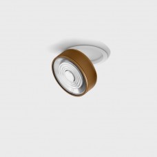 Потолочный светильник встраиваемый LTX SOL IN, D95mm, H33mm, LED 14W 4000K, белый/coffee (01.9533.14.940.WH/CFG)