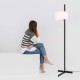 Торшер - Faro 57211-01 STAND UP Black and white floor lamp