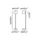 Торшер - Faro 57211-03 STAND UP Black and grey floor lamp