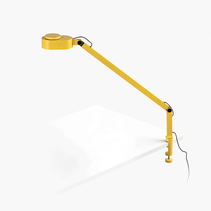 Настольная лампа Faro 57317 INVITING Yellow clip lamp, 6 Вт, 410 лм, 2700 – 4800K