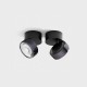 Точечный светильник LTX 02.7526.7.930.BK + SOL M RING GRAIN DIAMOND BLACK Sol Surf Mini