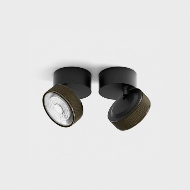 Точечный светильник LTX 02.7526.7.930.BK+SOL M RING GRAIN BRONZE Sol Surf Mini