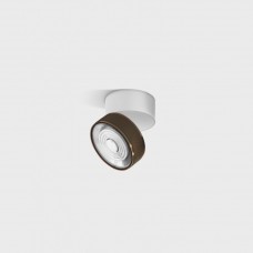 Потолочный светильник накладной LTX SOL SURF MINI, D75mm, H70mm, LED 7W, 3000K, белый/медь (02.7526.7.930.WH/CPG)
