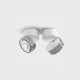Точечный светильник LTX 02.7526.7.930.WH + SOL M RING GRAIN CHROME Sol Surf Mini