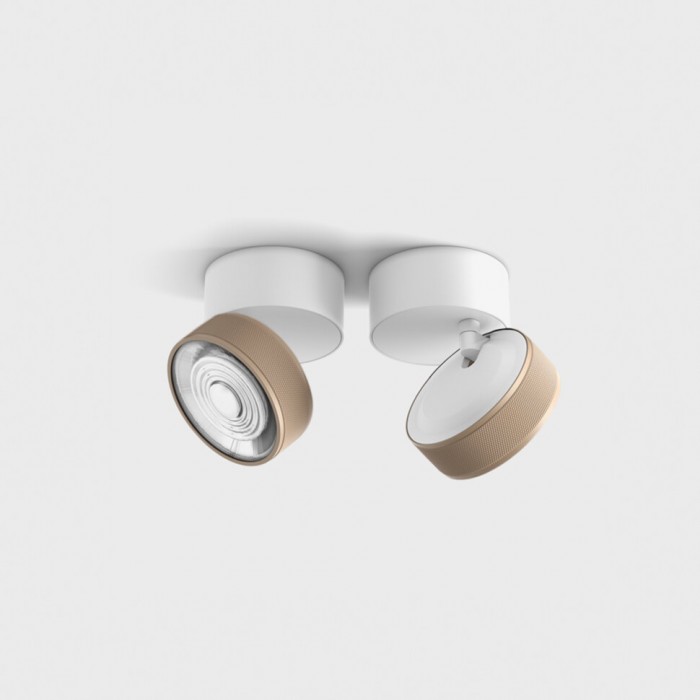 Точковий світильник LTX 02.7526.7.930.WH + SOL M RING GRAIN SAHARA BEIGE Sol Surf Mini