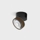 Потолочный светильник накладной LTX SOL SURF, D95mm, H78mm, LED 14W 3000К, черный/медь (02.9533.14.930.BK/CPG)