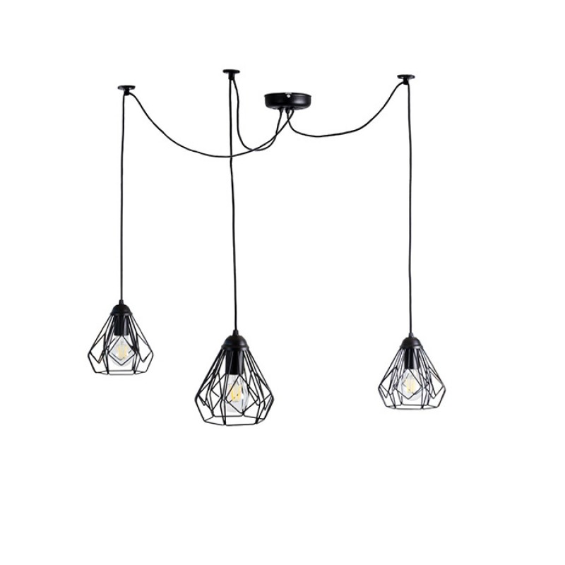 Люстра Atmolight 2095111 Bevel Spider-3 Black