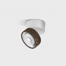 Потолочный светильник накладной LTX SOL SURF, D95mm, H78mm, LED 14W 3000K, белый/медь (02.9533.14.930.WH/CPG)