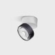Потолочный светильник накладной LTX SOL SURF, D95mm, H78mm, LED 14W 3000K, белый/diamond black (02.9533.14.930.WH/DBG)