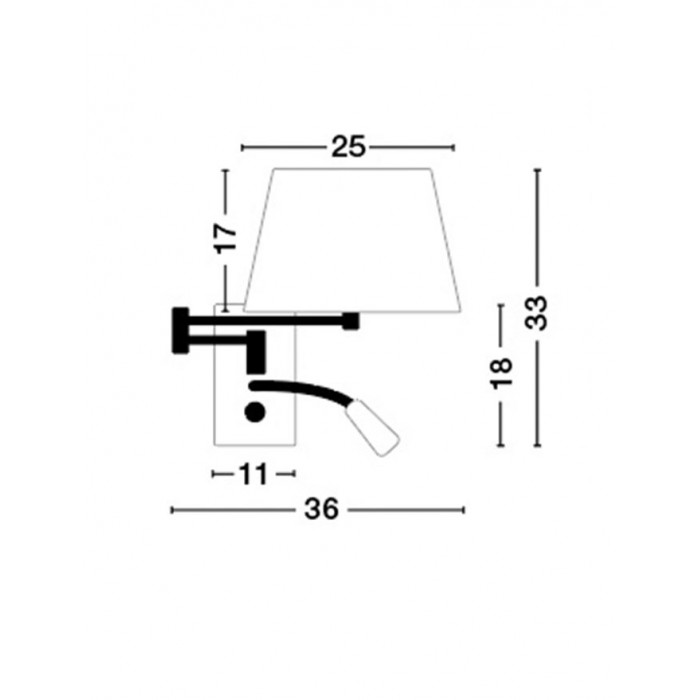 Бра - Nova Luce 6102682 Cingo