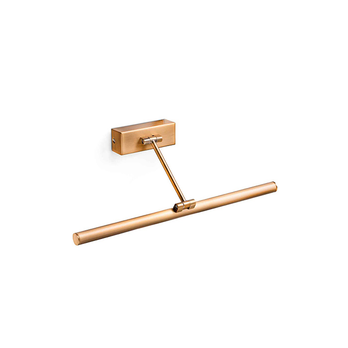 Підсвітка для картин Faro 61084 MAGRITTE 450 Old gold picture wall light 8W, 8 Вт, 500 лм, 3000K