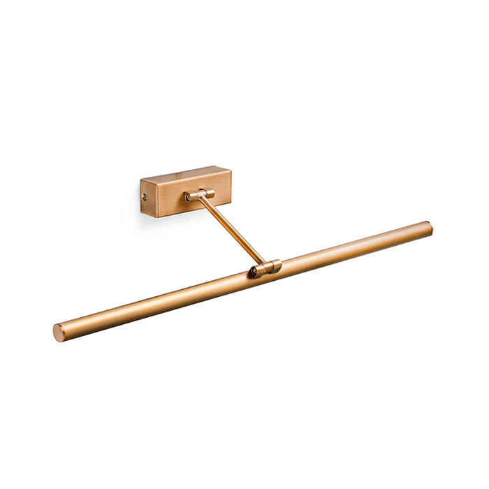 Підсвітка для картин Faro 61085 MAGRITTE 600 Old gold picture wall light 12W, 12 Вт, 750 лм, 3000K