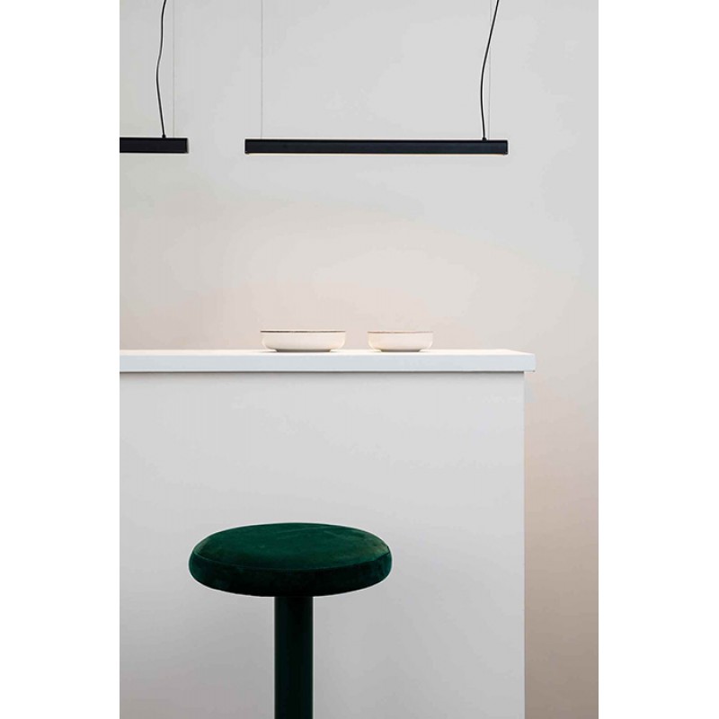 Подвесной светильник Faro 61101 VICO 600 Black pendant lamp with surface canopy, 15 Вт, 1500 лм, 2700K