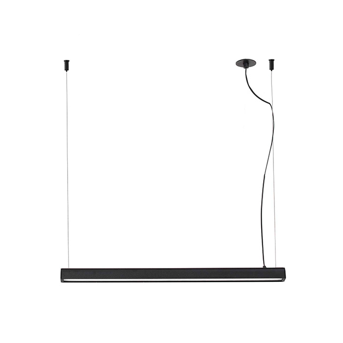 Підвісний світильник Faro 61105 VICO 600 Black pendant lamp with recessed canopy, 15 Вт, 1500 лм, 2700K