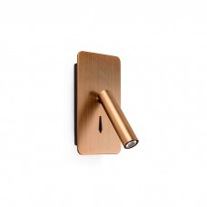 Спот Faro 62104 SUAU Bronze wall lamp, 3 Вт, 140 лм, 3000K